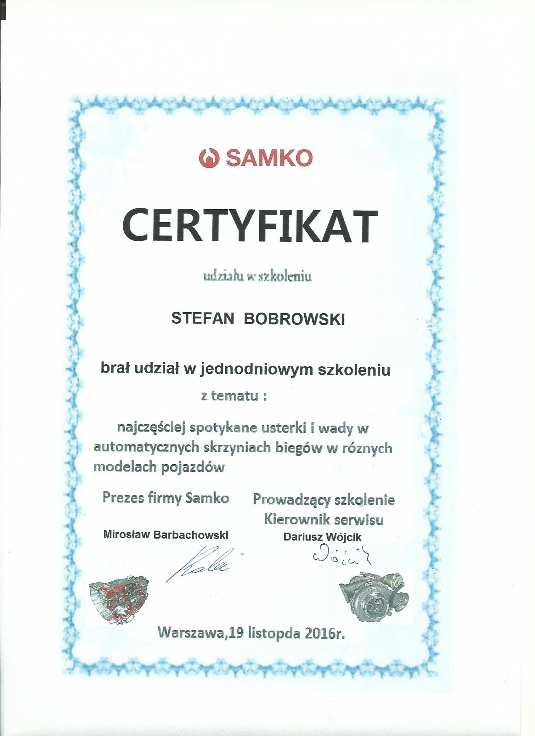 Certyfikat 10