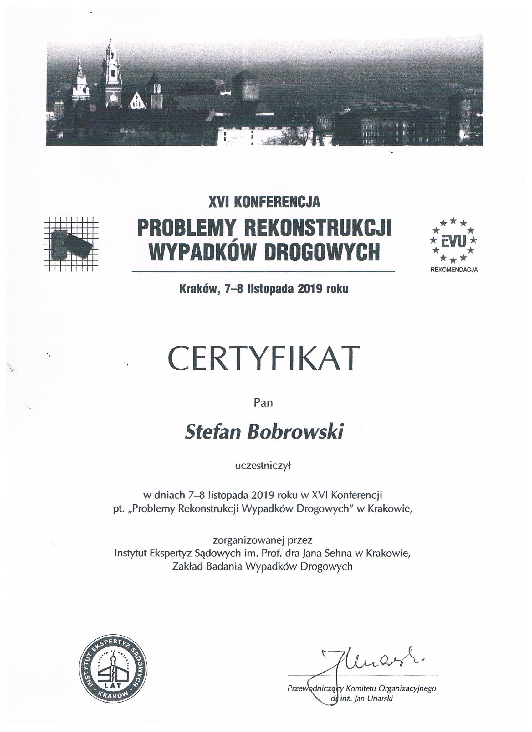 Certyfikat 15
